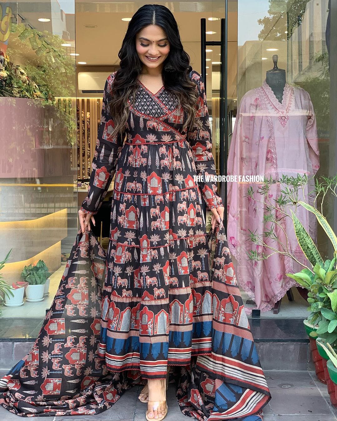 Keshav Pure Muslin Printed Kurti With Bottom Dupatta Exporters In India