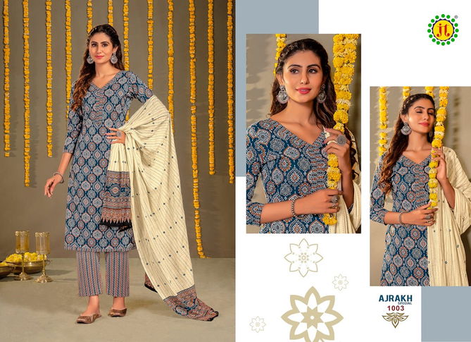 Jt Ajrakh Special Vol 1 Printed Cotton Dress Material Catalog