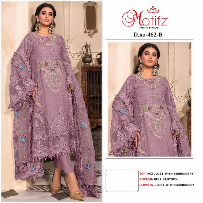 Motifz 462 A To D Georgette Pakistani Suits Catalog
