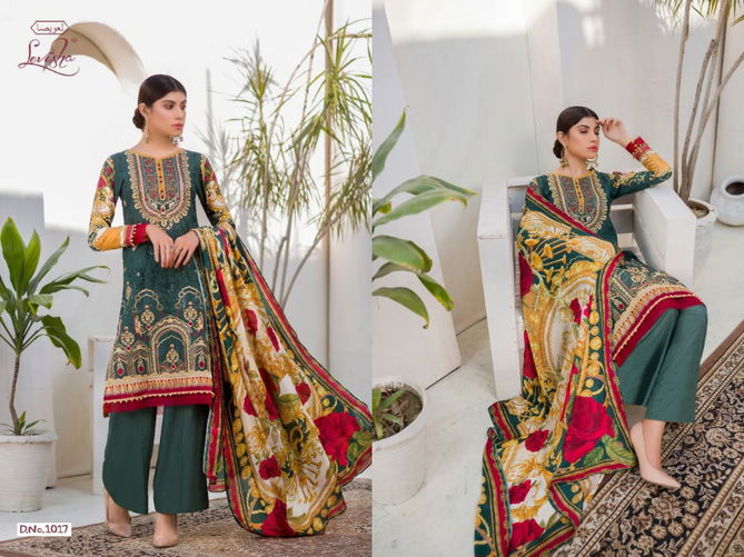 Levisha Al Zohaib fancy Festive Wear Digital Printed Jam Silk Cotton Pakistani Salwar Suits Collection
