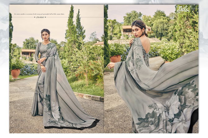 BELA SILKY VOL-7 Latest Fancy Festive Wear Satin Silk Digital Printed saree Collection