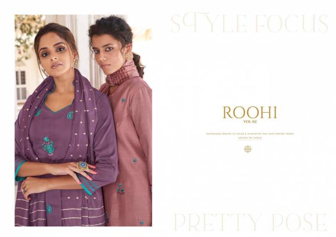 SAJAWAT  ROOHI VOL -02 Latest Heavy Designer Festive Wear Fancy Pyor Modal Viscose Heavy Work Salwar Suit Collection