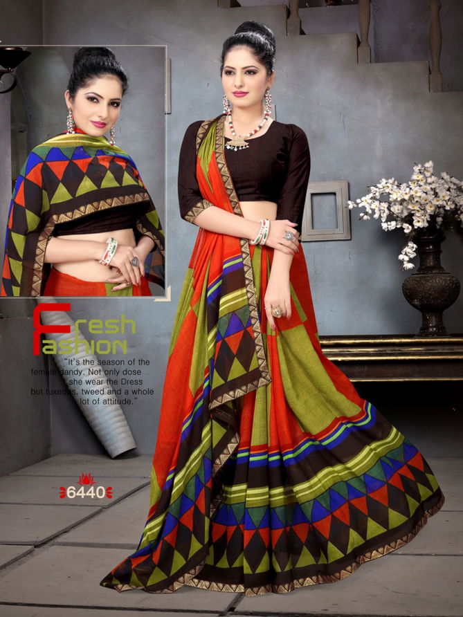 Haytee Advance Booking 12 Latest Daily Wear Heavy Dani Printed Saree Collection