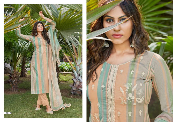 Sanna Khaani Printed With Fancy Work Casual Wear Salwar Kameez Collection
