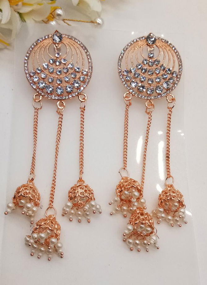 Fancy Party Wear And For Wedding Long Earrings Collection