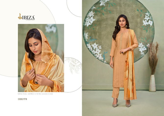 Ibiza Flora Masleen With Fancy Embroidery Festive Wear Exclusive Latest Salwar Kameez Collection
