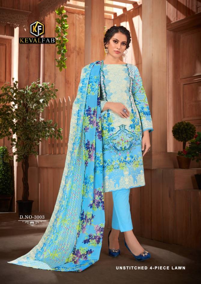Keval Sobia Nazir 3 Latest Fancy Designer Casual Wear Cotton Dress Materials Collection