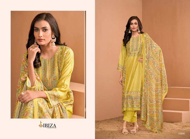 Zohra By Ibiza Bemberg Muslin Digital Printed Salwar Suits Exporters In India