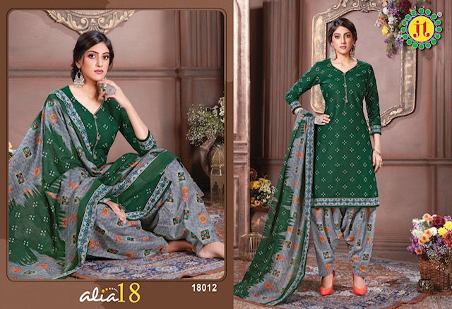 Jt Alia 18 Fancy Casual Daily Wear Printed Cotton Dress Material Collection