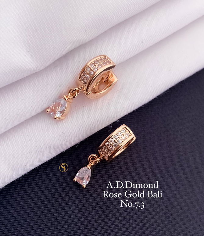 Diamond Rose Gold And Silver Tops Exporters in India