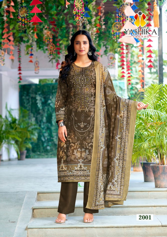 Nayra C By Yashika Cotton Printed Salwar Kameez Suppliers In India