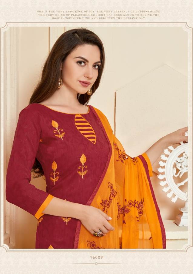 Relish - 16 Exclusive Collection Of Casual Wear Dress Material 