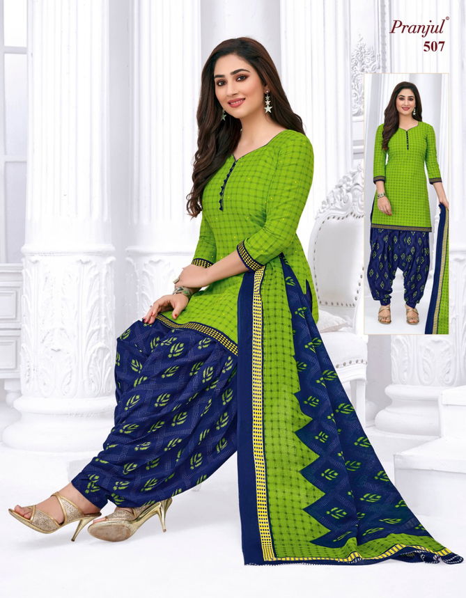 Pranjul Priyanka Vol 5 Latest Printed Cotton Dress Material Collection 