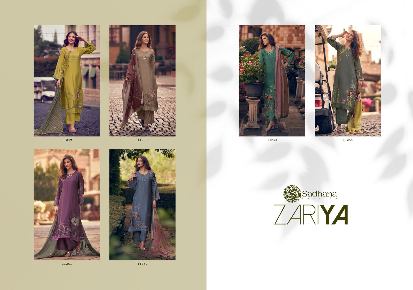 Zariya By Sadhana Shimmer Muslin Silk Digital Printed Dress Material Orders In India