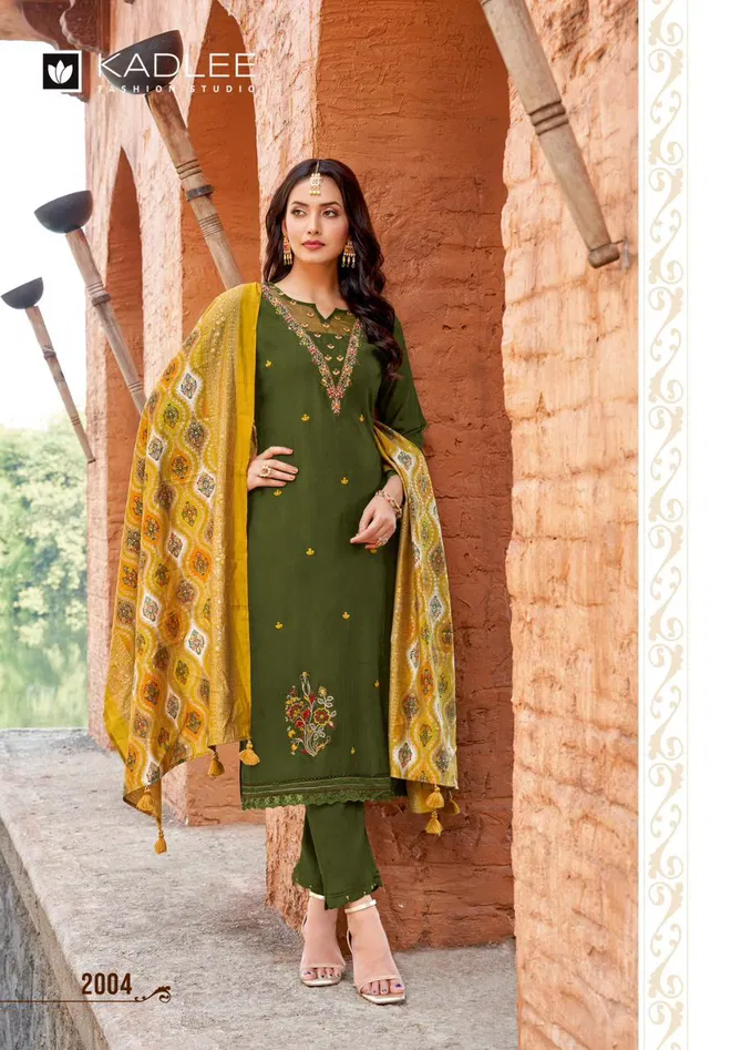 Sahiyar By Kadlee Viscose Weaving Kurti With Bottom Dupatta Orders In India