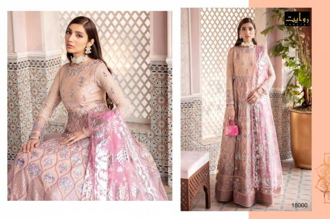 Rawayat Tabeer Latest fancy Designer Festive Wear Butterfly Net With  Embroidery Pakistani Salwar Suits Collection
