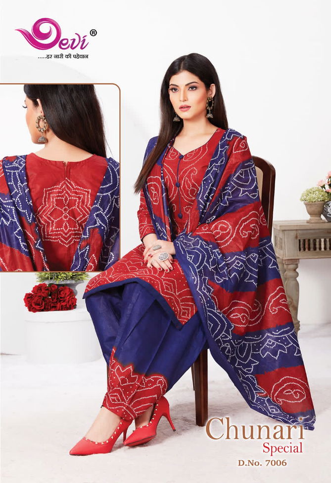 Devi Chunari Special 7 Latest Fancy Designer Casual Wear Printed Cotton Collection
