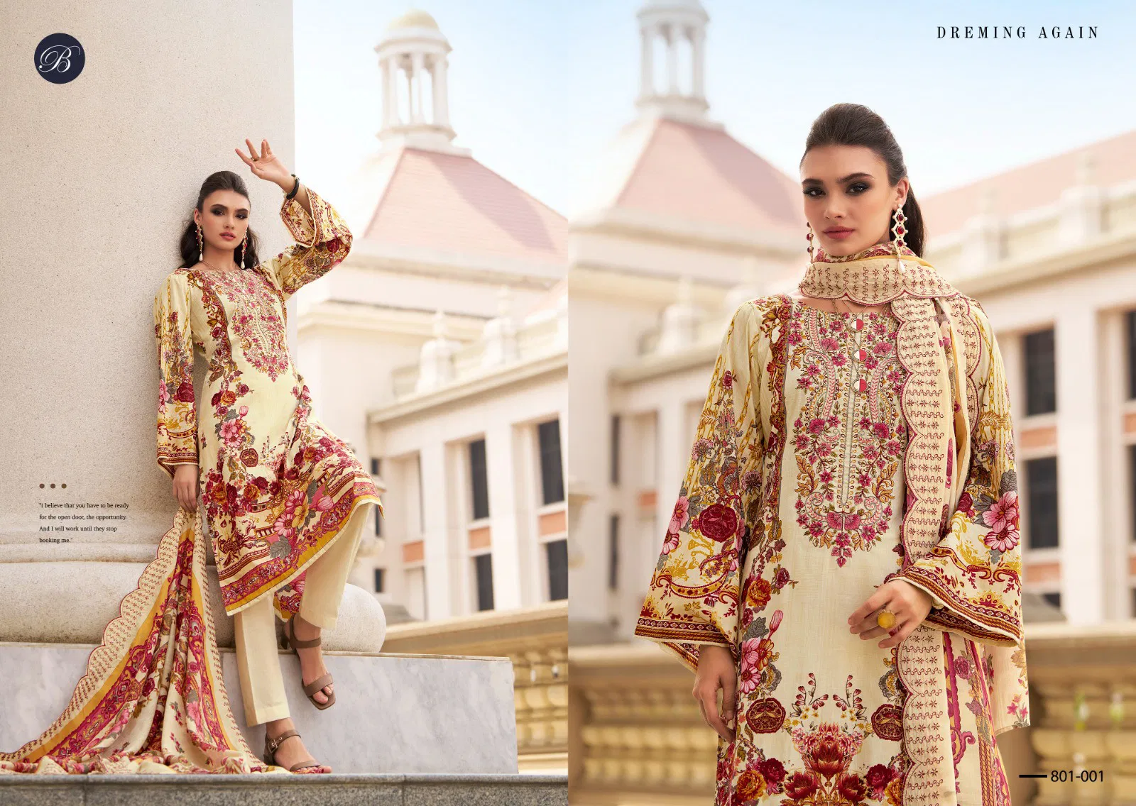  Guzarish by Belliza  Vol 20 Cotton Digital Printed Dress Material