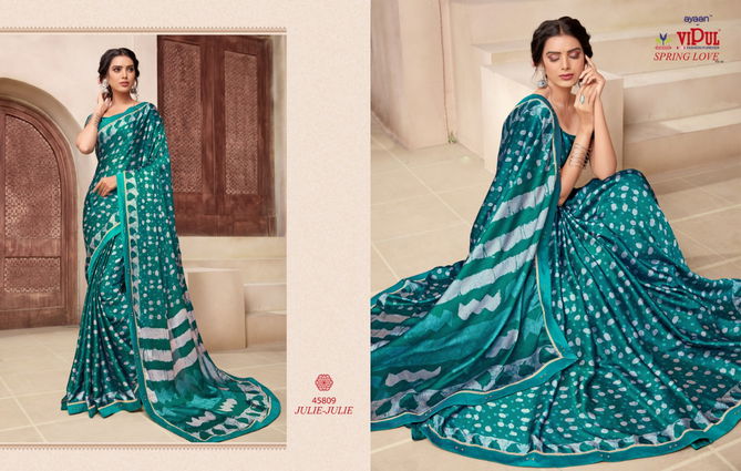 VIPUL SPRING LOVE VOL-2 Latest Fancy Casual Wear Fancy Printed Saree Collection