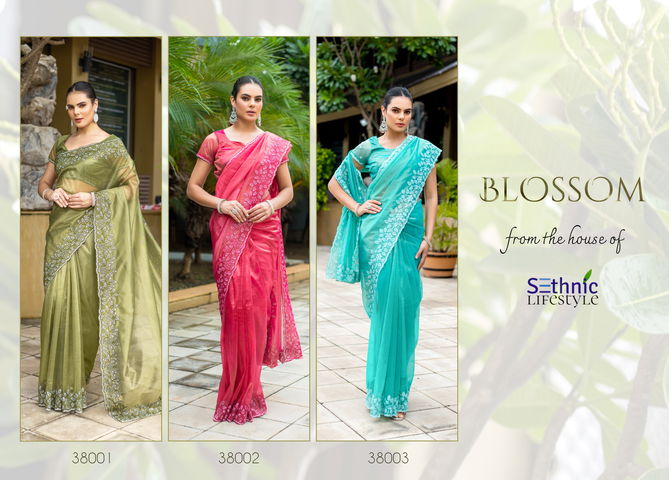 Blossom By Sethnic Party Wear Saree Exporters In India