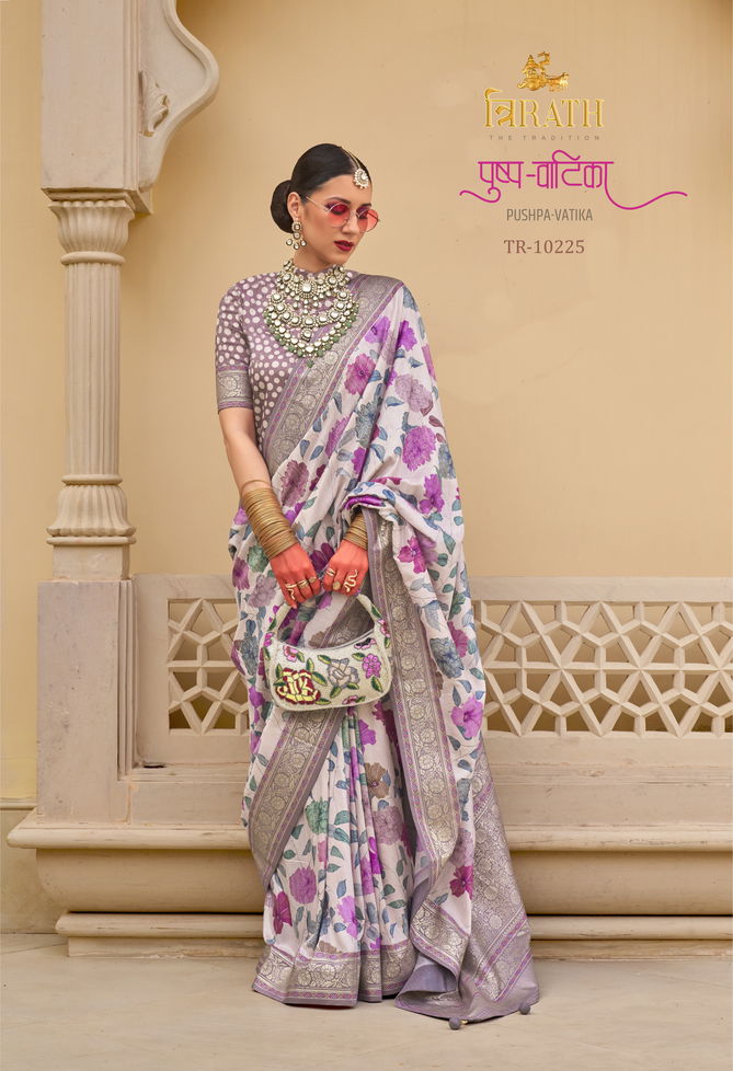 Pushpa Vatika By Trirath Fancy Wedding Wear Saree Wholesale Shop In Surat