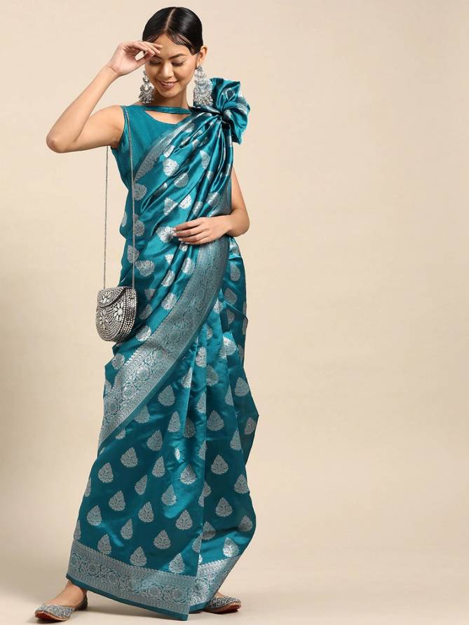 Meera 14 Party Wear Designer Banarasi Silk Fancy Sarees Collection
