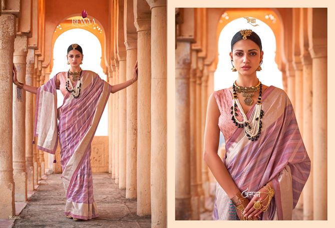 Anandam By Rewaa Poly Viscose Silk Saree Suppliers In India