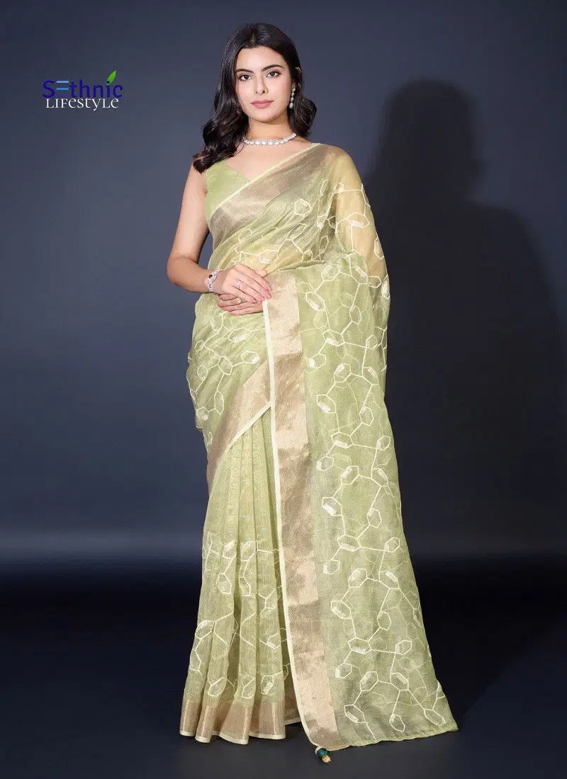 Sethnic Gold Spun by Regal Fancy Saree Exporters In India