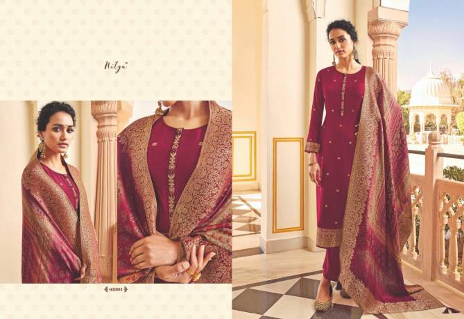 LT FABRICS NITYA VOL-165 Latest Fancy Festive Wear Dola Jacquard With Hand Work Heavy Salwar Suit Collection 