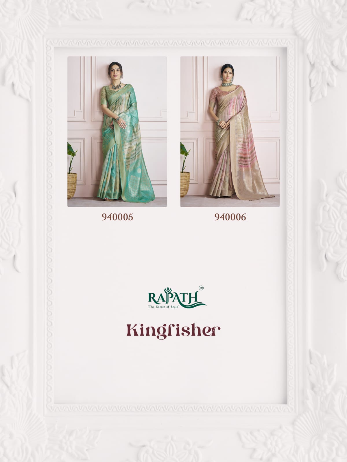 Kingfisher By Rajpath Khadi Silk Printed Saree Suppliers In India