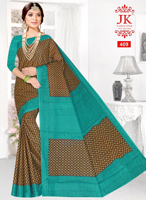 Jk Kangana 4 Cotton Printed Regular Wear Saree Collection
