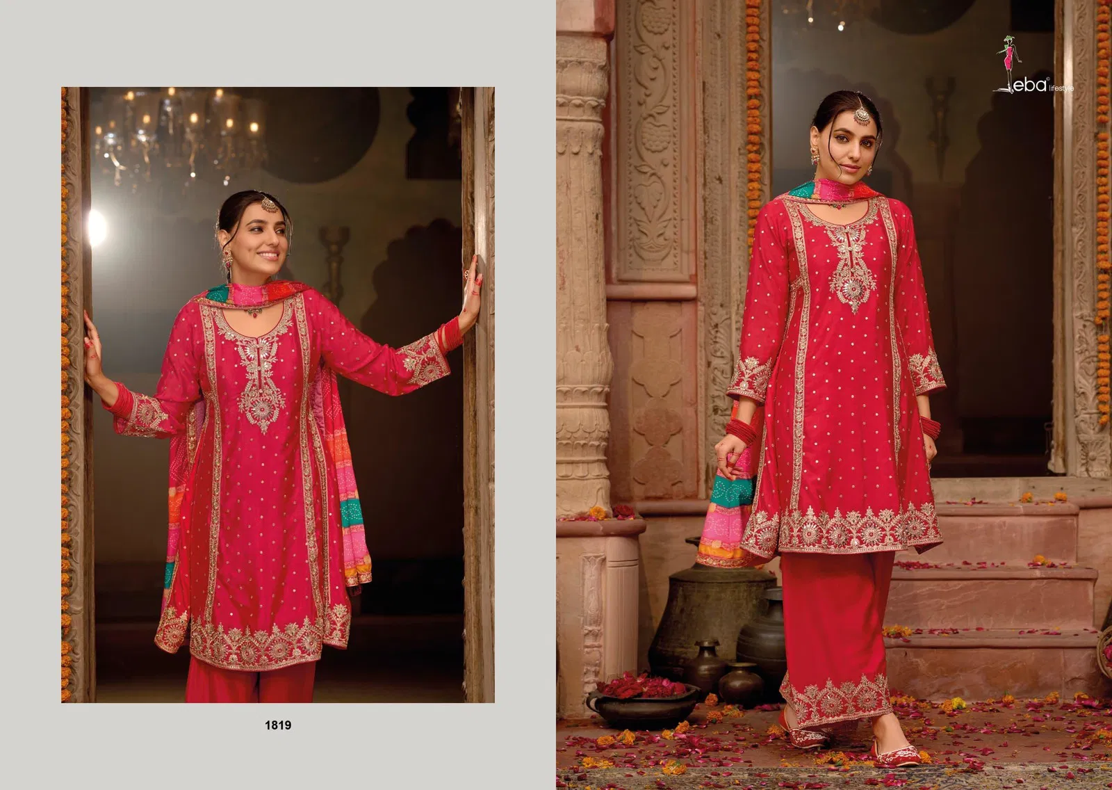 Eba Gajari Chinon Embroidered Salwar Kameez Collection