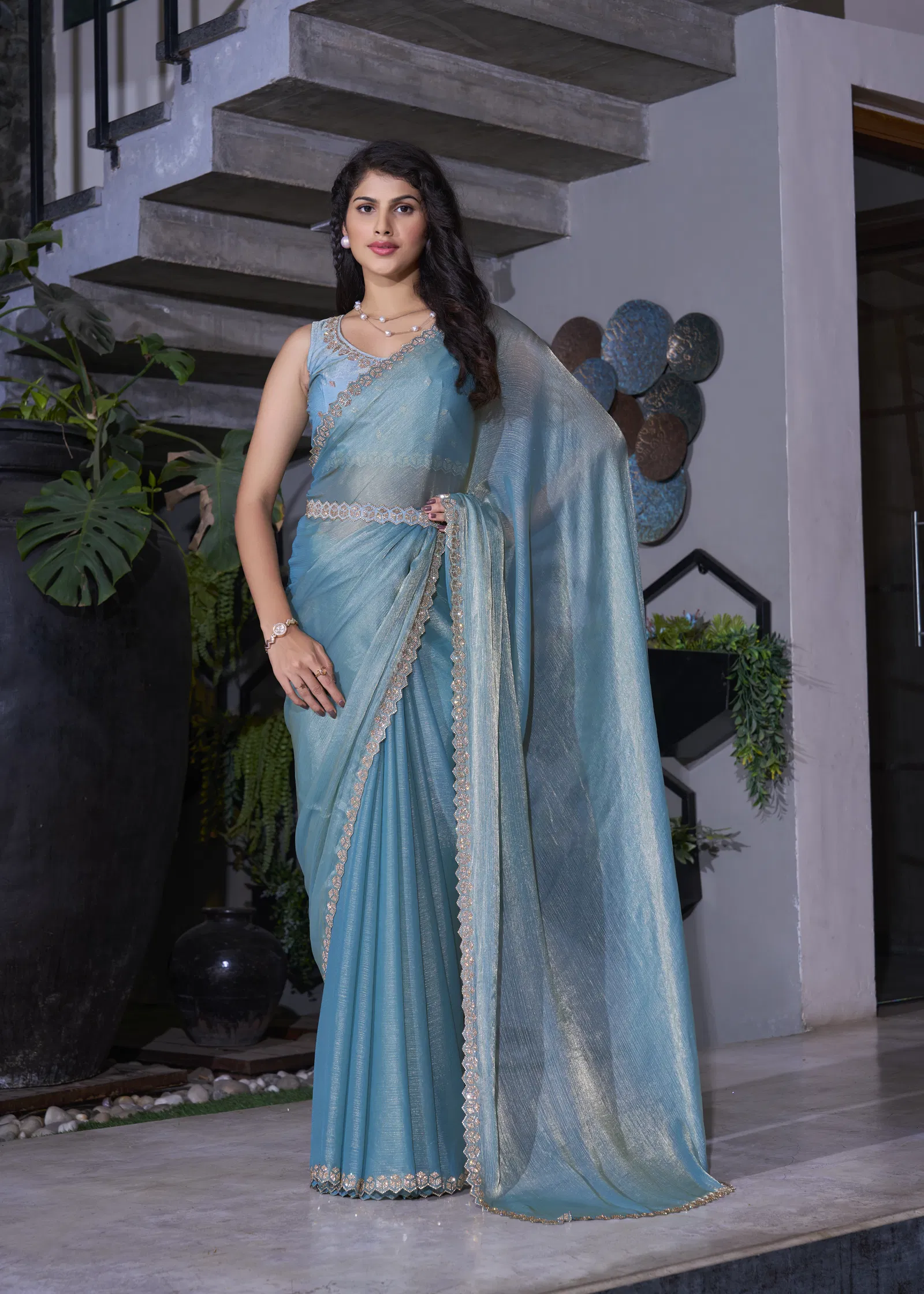 Neeru By Nari Fashion Fendi Two Ton Silk Saree Orders In India