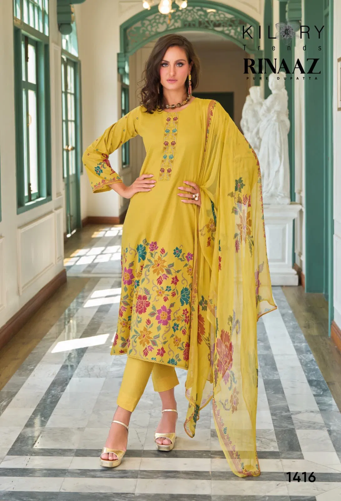 Rinaaz By Kilory Lawn Cotton Digital Printed Salwar Kameez Wholesale Online