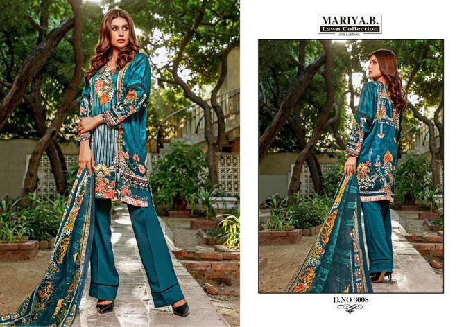 Mariya B Lawn Collection Edition 3 Latest fancy Designer Pure Lawn Cotton Karachi Dress Material Collection
