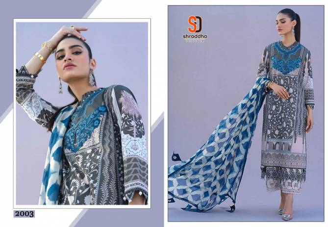 Shraddha Sana Safinaz Muzline Spring 2 Casual Wear Cotton Printed Salwar Suits Collection