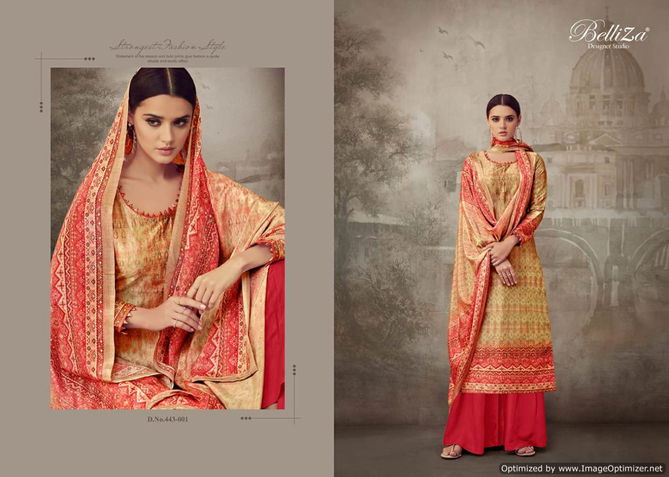 Beliza Cosmic Latest Designer Plazzo Salwar Suit Pattern Pure Silk Dress Material Collection With Pure Chinon Box Pallu Digital Print Dupatta