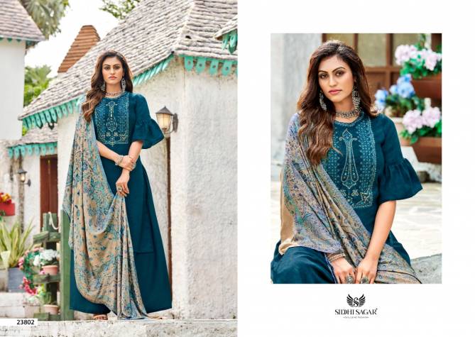 Siddhi Sagar Zainab Winter Wear Latest Designer Fancy Pashmina Collection