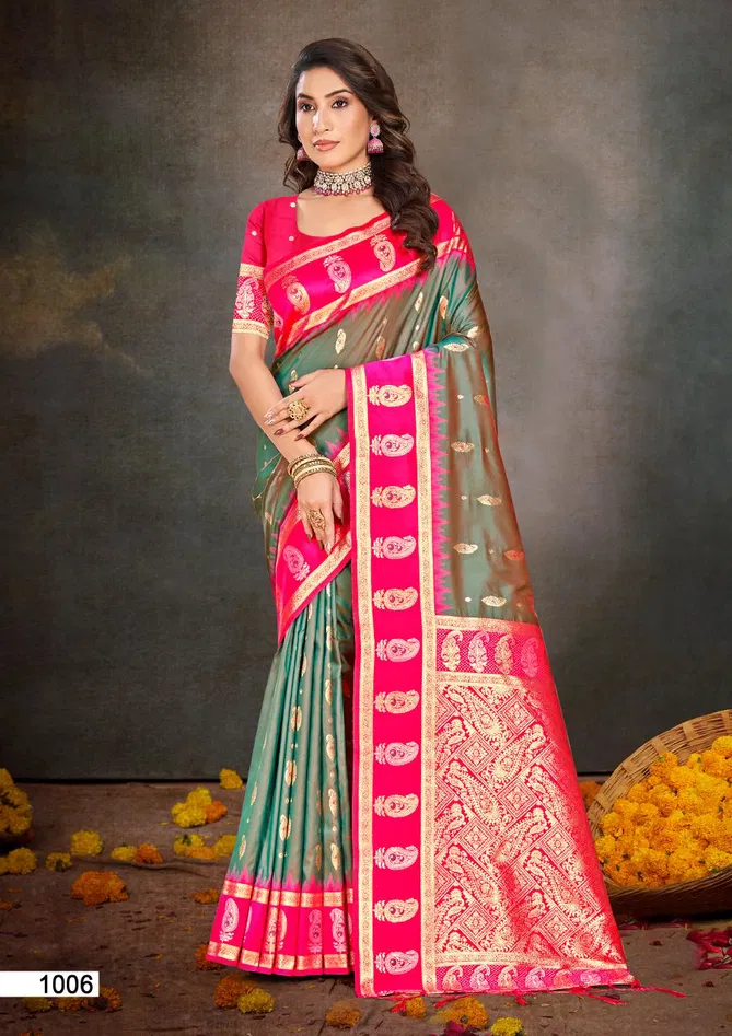 Rajshahi Silk By Bunawat Wedding Wear Saree Wholesale Shop In Surat