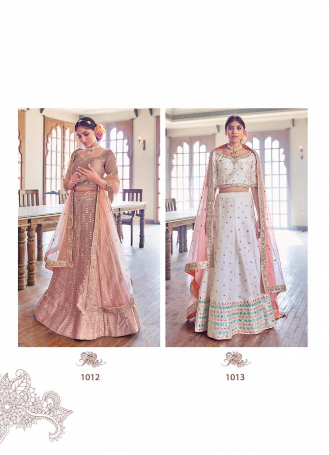 Alizeh Mirror Maze 1 Wedding Wear Latest Designer Silk Lehenga Collection