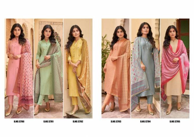 Kalaroop Harrier Exclusive Festive Wear Pure Viscose With Khatli Work Ready Made Collection
