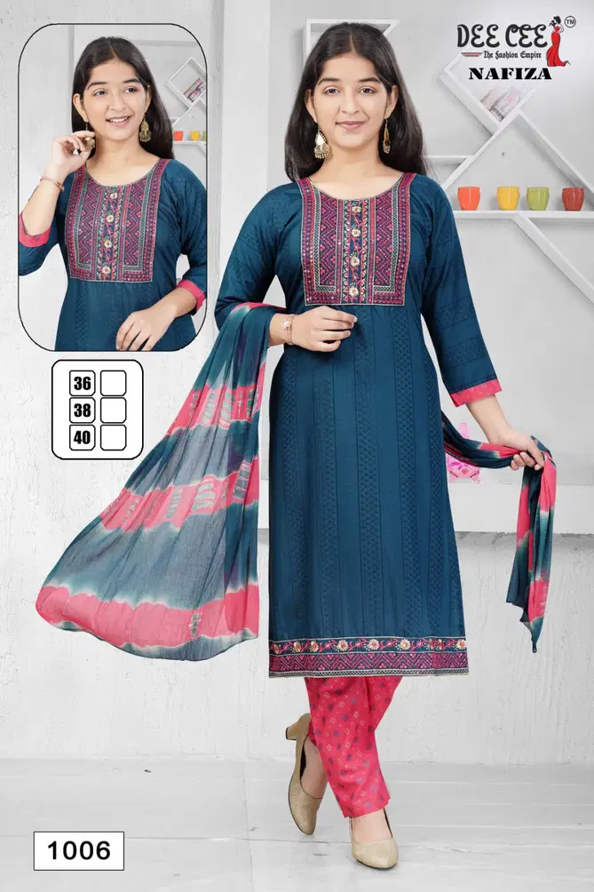 Nafiza By Deecee Kids Girl Wear Kurti With Bottom Dupatta Wholesale Online