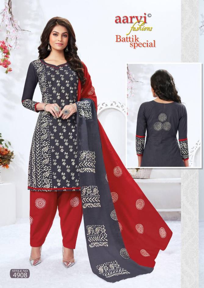 Aarvi Batik Special 13 Regular Wear Cotton Printed Ready Made Latest Collection
