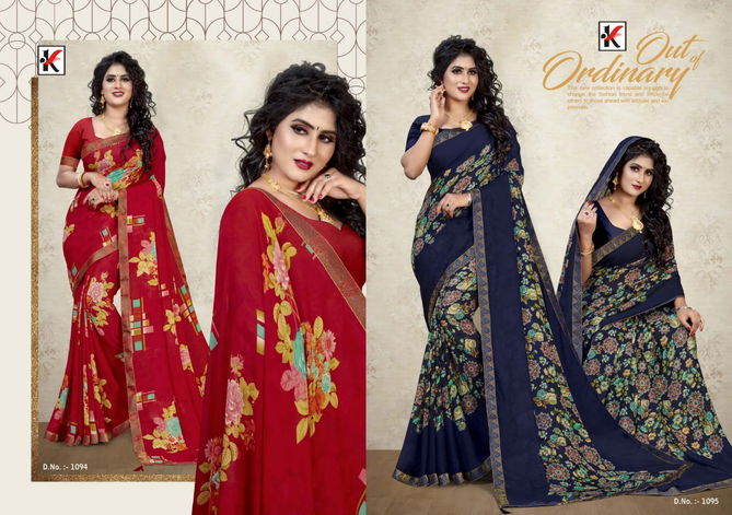 Nalika 51 Rennial Printed Regular Wear Designer Saree Collection
