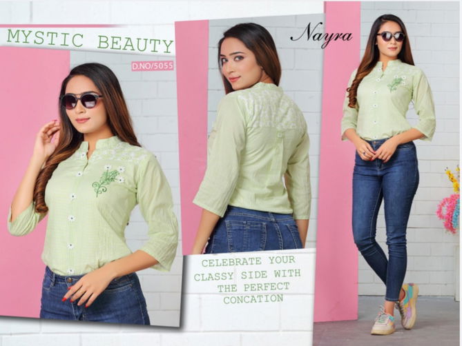 Nayra Forever Latest fancy Designer Casual Wear Western Ladies Top Collection
