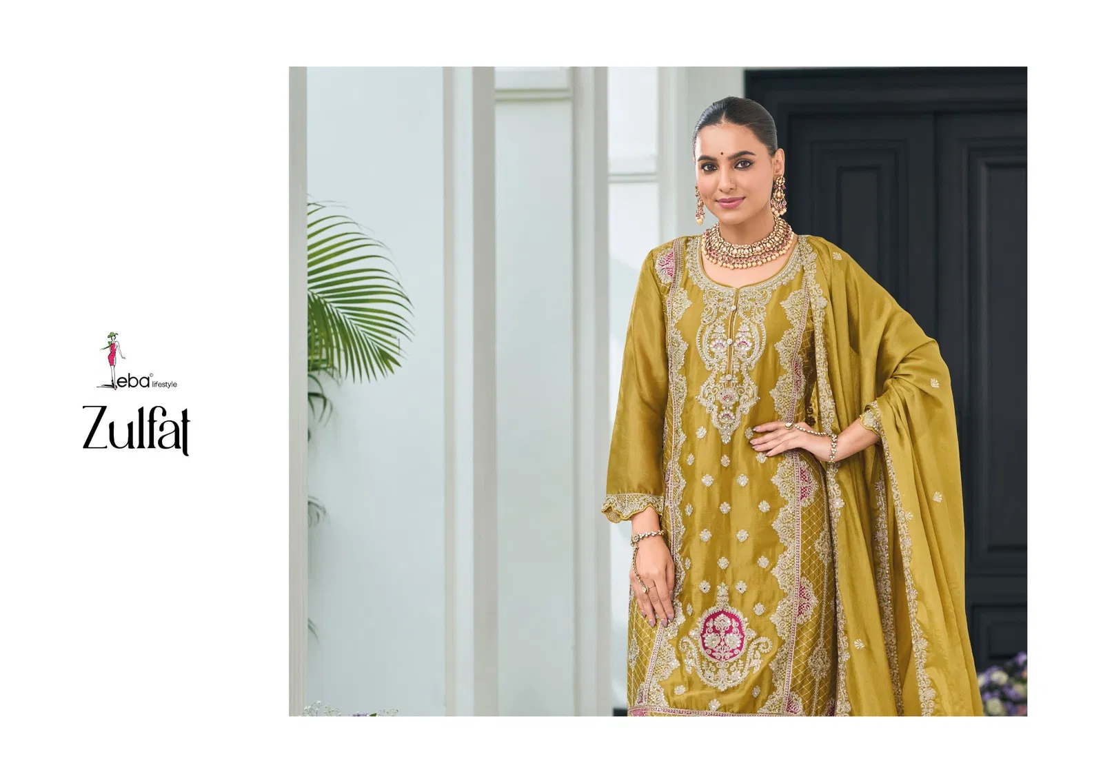  Zulfat by Eba Chinon Embroidered Ready Made Suits for Eid