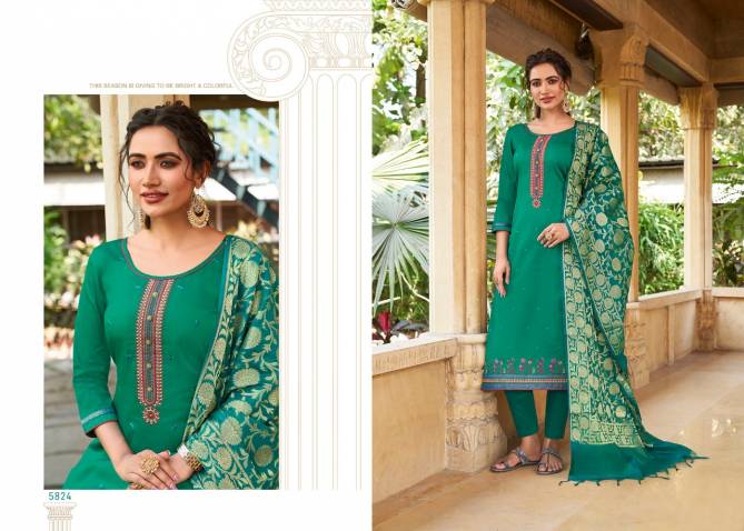KESSI PARNITA VOL-5 Latest Fancy Designer Festive Wear Jam Silk with Heavy Work Salwar Suit Collection 