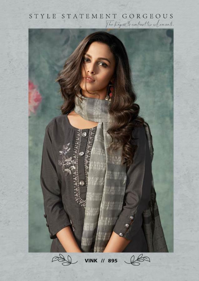 Vink Hazel Latest Collection Of Pure Viscose With Handwork & Embroidery With Pant And Dupatta