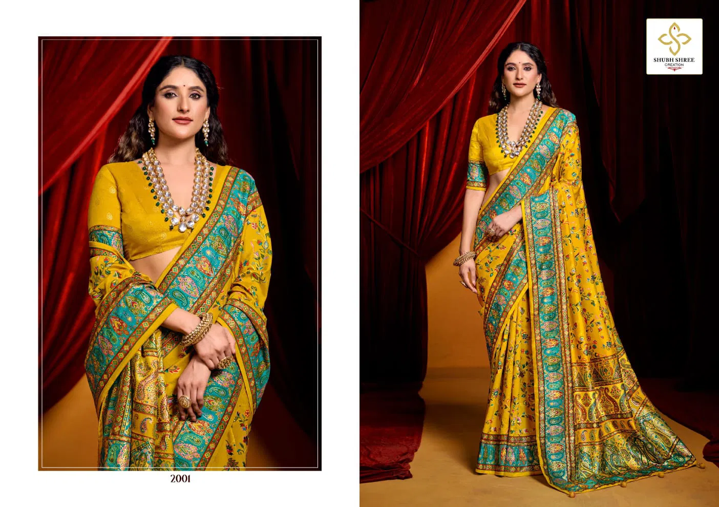 Pashminna Vol 2 By Shubh Shree Tusser Silk Designer Saree Orders In India