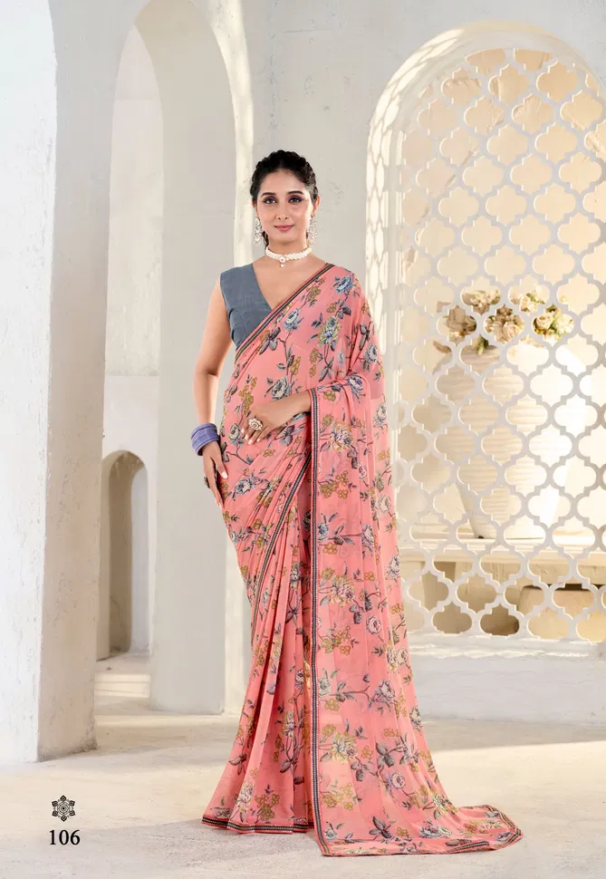 Florance By Kriyansha Georgette Daily Wear Sarees Wholesale Online